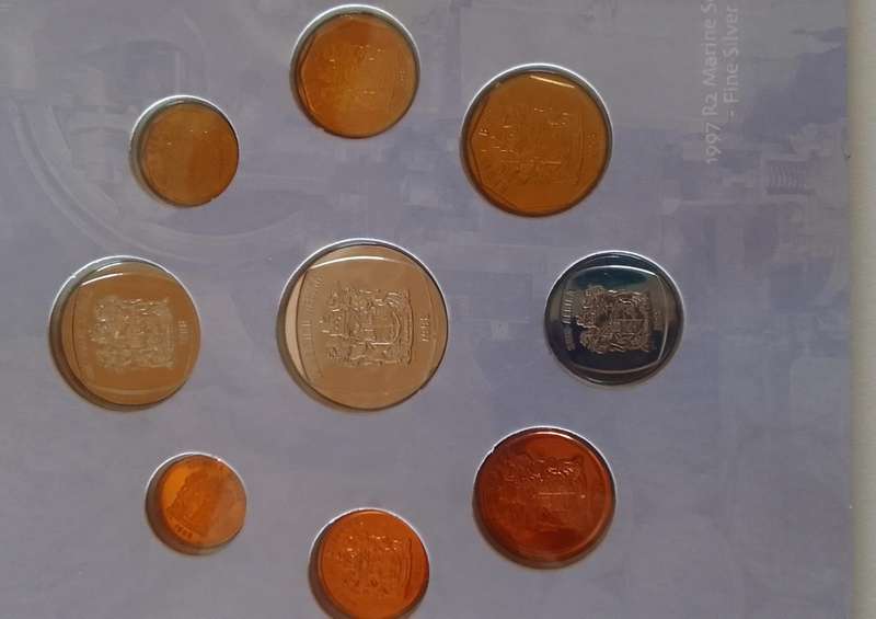 1998 RSA UNCIRCULATED PROOF SET IN CARD FOLDER