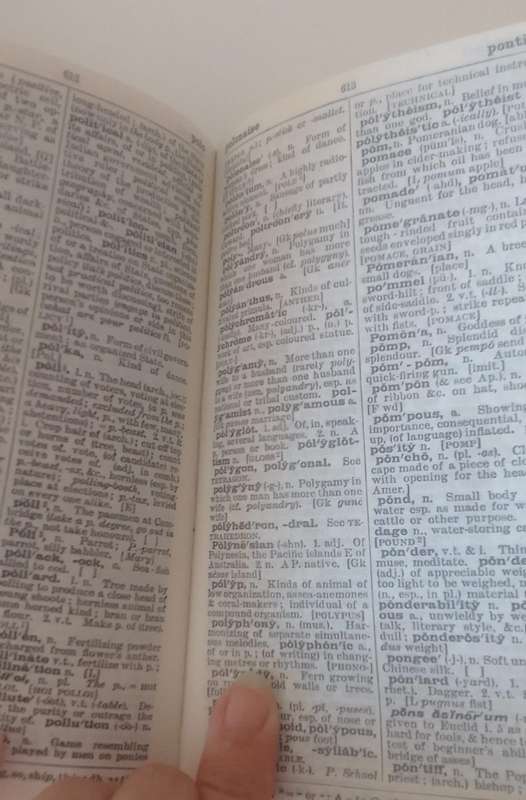 Dictionary:  The Pocket Oxford Dictionary of current English - Fowler