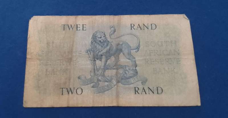 TWO RAND banknote - G Rissik -1962 - 7631