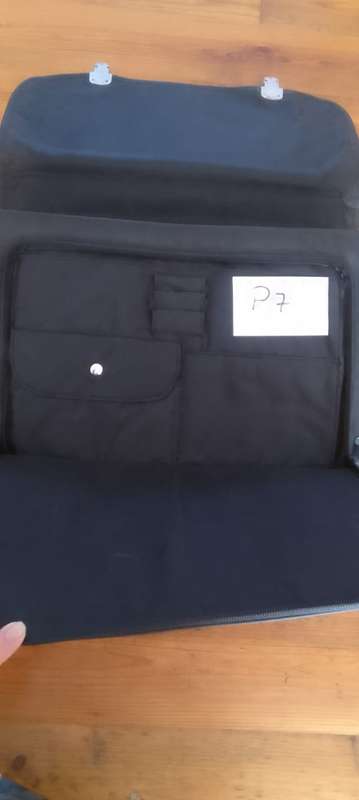 Briefcase or laptop bag (soft touch synthetic leather)
