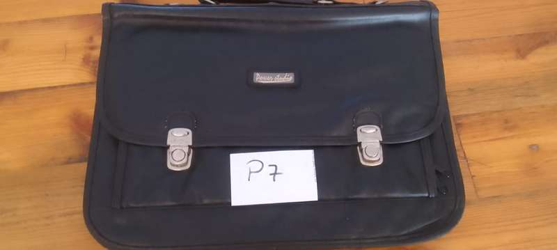 Briefcase or laptop bag (soft touch synthetic leather)