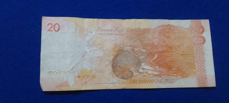 Republic of Phillipines 20 Piso banknote