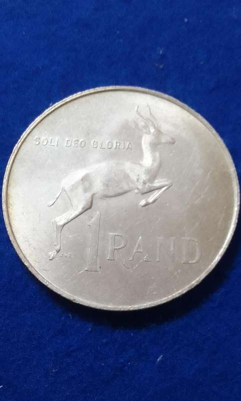 1967 R1 (S.A.) ONE RAND 80% SILVER - AFR