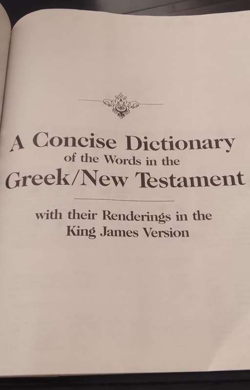 Book: Strong's Concordance of the BIBLE - James Strong