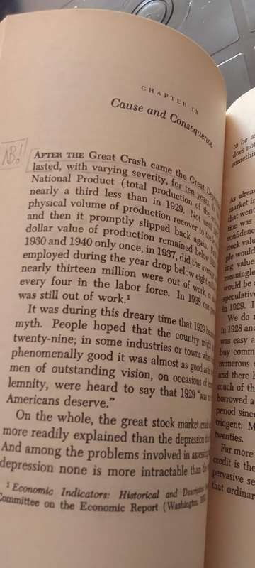 Book:  The Great Crash 1929 - John Kenneth Galbraith