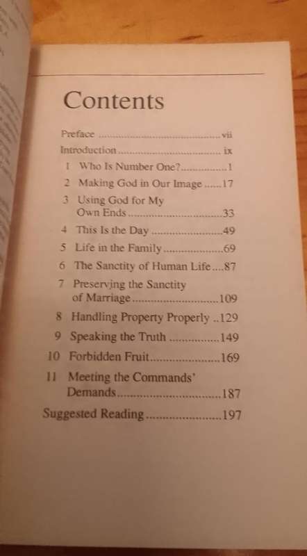 Book:  The Ten Commandments - playing by the Rules