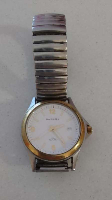 Hallmark gents watch QUARTZ 100m - secondhand - working order