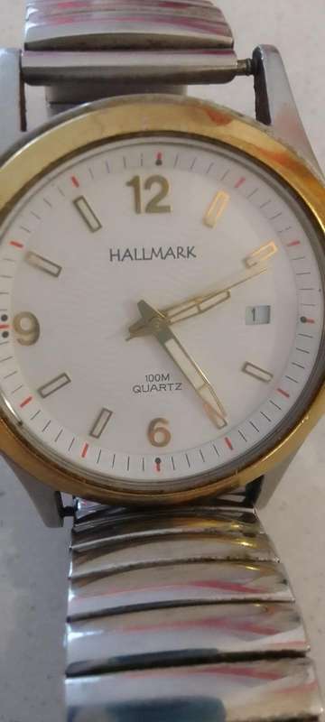 Hallmark gents watch QUARTZ 100m - secondhand - working order
