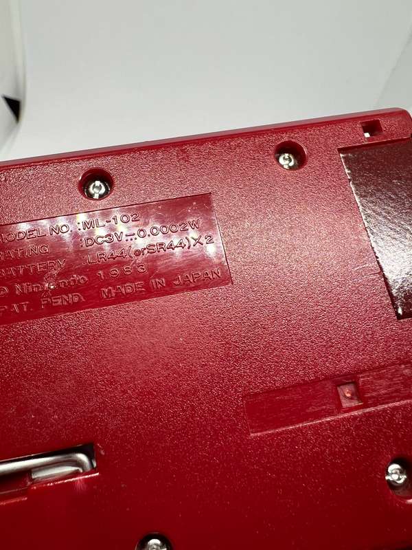 Nintendo Game & Watch - Marios Cement Factory - 1983 Vintage