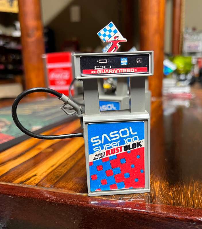 Sasol petrol pumps - AMA- Glug - Glug - vintage collectible