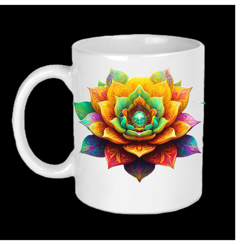 AAAgrade FLOWER Ceramic Mug 325ml dishwasher/microwave safe