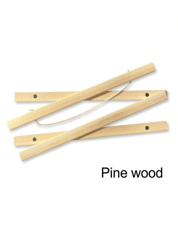Magnetic Solid Natural Wooden Poster Hanger Frame (32cm) - To Fit A3-Size Photo, Poster, Art