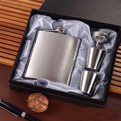 Stainless Steel Portable Pocket Hip Decanter Flask Gift Set