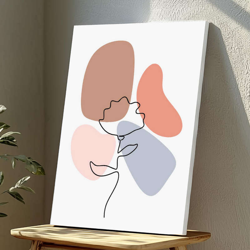 Wall Art Decor Print Mounted on Wooden Board - Vibrant, Elegant and Ready to Hang