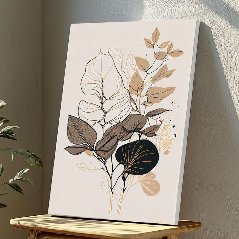 Wall Art Decor Print Mounted on Wooden Board - Vibrant, Elegant and Ready to Hang