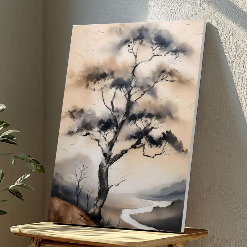 Wall Art Decor Print Mounted on Wooden Board - Vibrant, Elegant and Ready to Hang