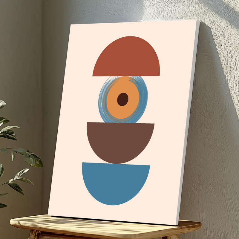 Wall Art Decor Print Mounted on Wooden Board - Vibrant, Elegant and Ready to Hang