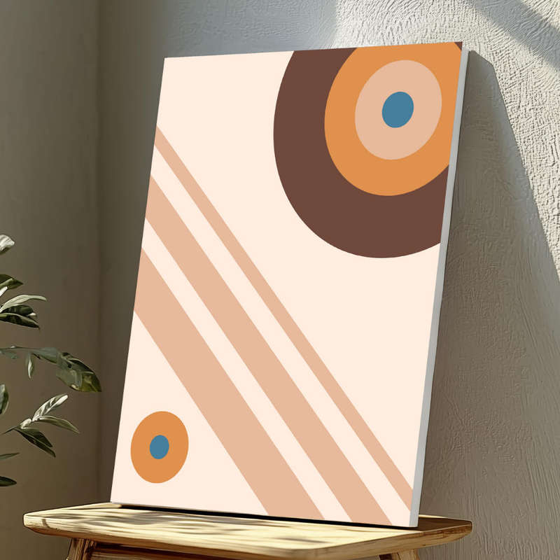 Wall Art Decor Print Mounted on Wooden Board - Vibrant, Elegant and Ready to Hang