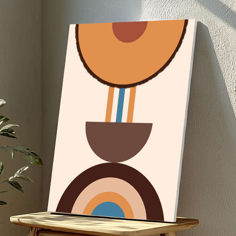 Wall Art Decor Print Mounted on Wooden Board - Vibrant, Elegant and Ready to Hang