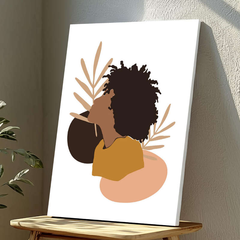 Wall Art Decor Print Mounted on Wooden Board - Vibrant, Elegant and Ready to Hang