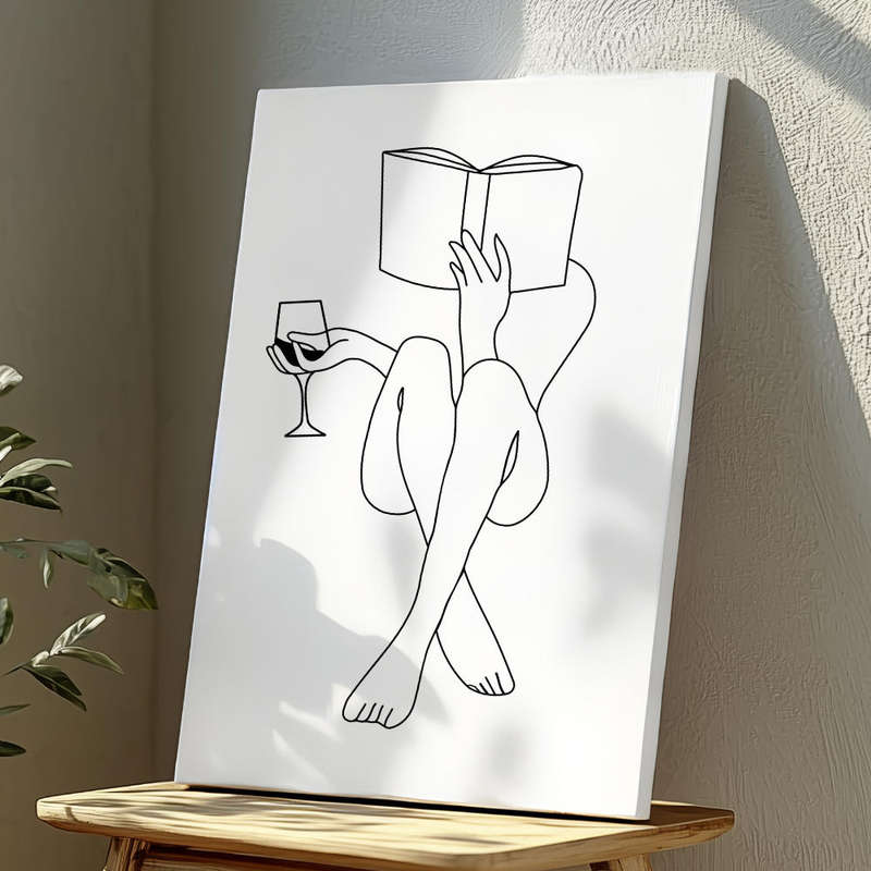 Wall Art Decor Print Mounted on Wooden Board - Vibrant, Elegant and Ready to Hang