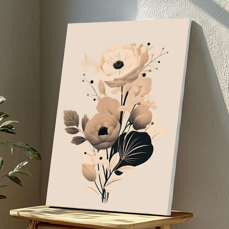 Wall Art Decor Print Mounted on Wooden Board - Vibrant, Elegant and Ready to Hang