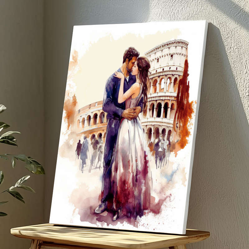 Wall Art Decor Print Mounted on Wooden Board - Vibrant, Elegant and Ready to Hang
