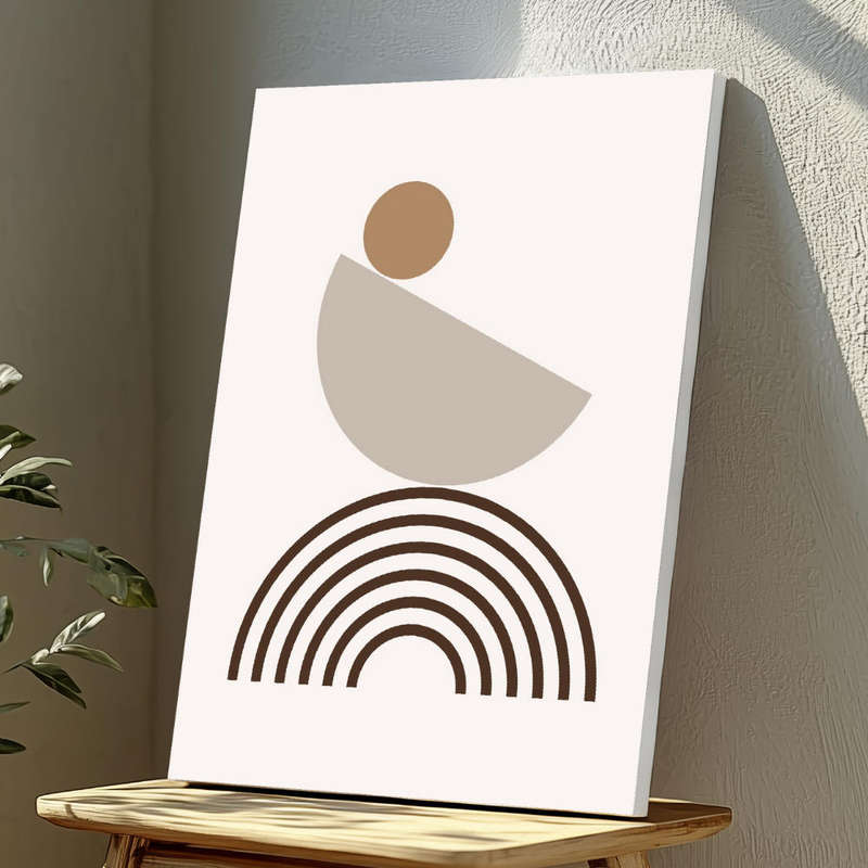 Wall Art Decor Print Mounted on Wooden Board - Vibrant, Elegant and Ready to Hang