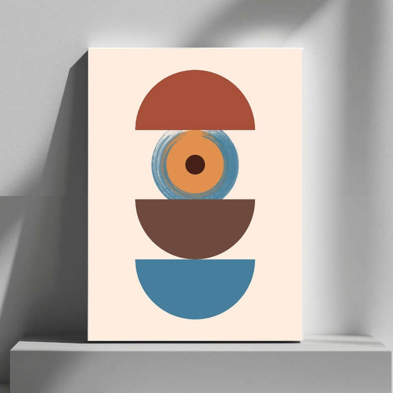 Wall Art Decor Print Mounted on Wooden Board - Vibrant, Elegant and Ready to Hang