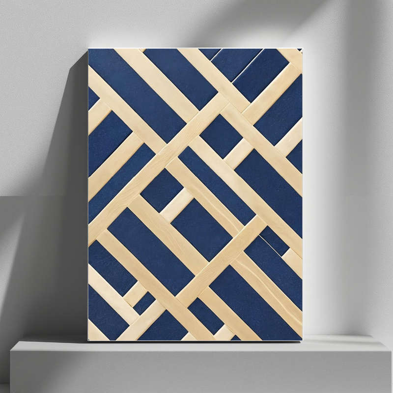 Wall Art Decor Print Mounted on Wooden Board - Vibrant, Elegant and Ready to Hang