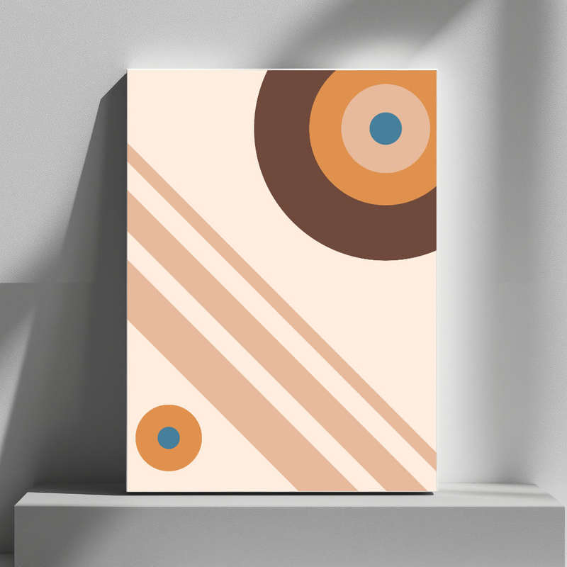 Wall Art Decor Print Mounted on Wooden Board - Vibrant, Elegant and Ready to Hang