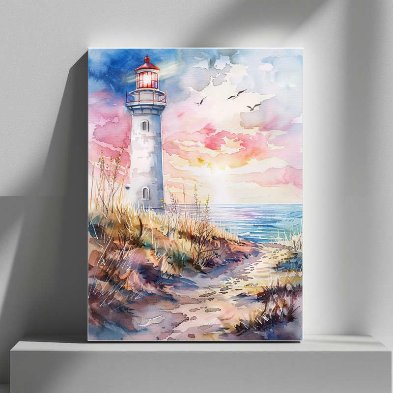 Wall Art Decor Print Mounted on Wooden Board - Vibrant, Elegant and Ready to Hang
