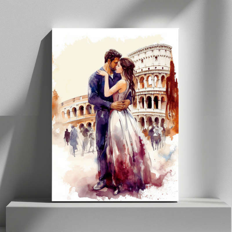 Wall Art Decor Print Mounted on Wooden Board - Vibrant, Elegant and Ready to Hang