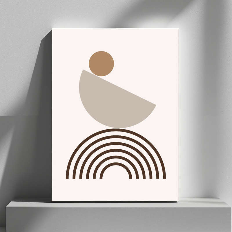 Wall Art Decor Print Mounted on Wooden Board - Vibrant, Elegant and Ready to Hang