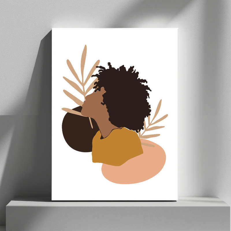 Wall Art Decor Print Mounted on Wooden Board - Vibrant, Elegant and Ready to Hang