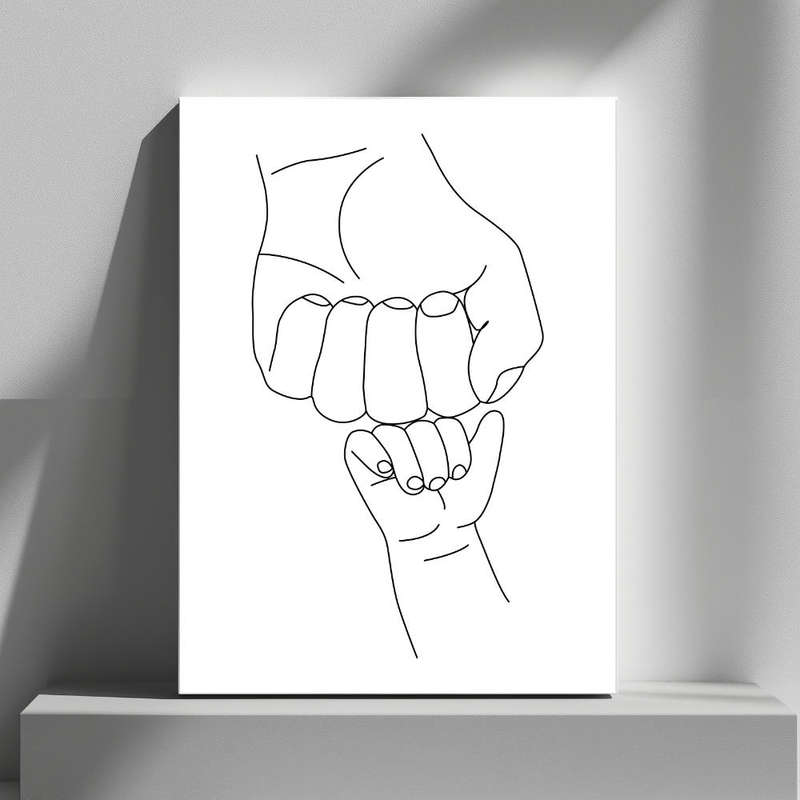 Wall Art Decor Print Mounted on Wooden Board - Vibrant, Elegant and Ready to Hang