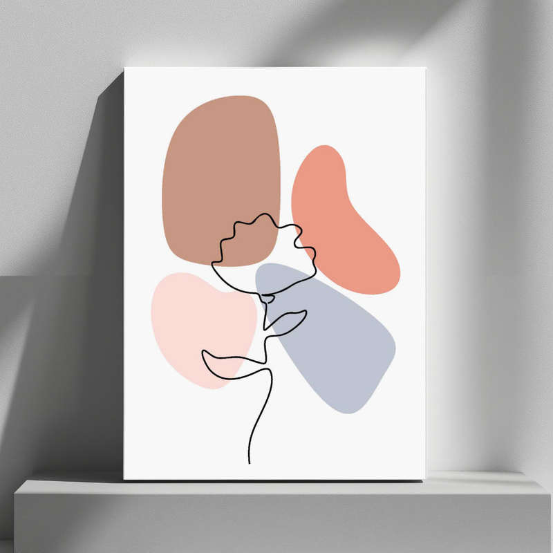 Wall Art Decor Print Mounted on Wooden Board - Vibrant, Elegant and Ready to Hang