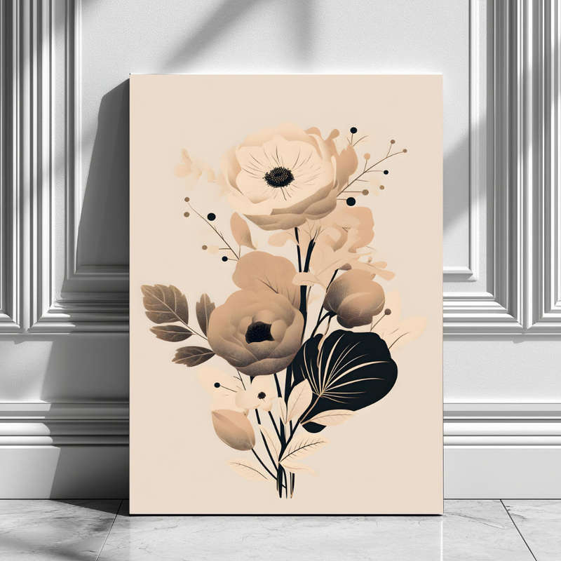 Wall Art Decor Print Mounted on Wooden Board - Vibrant, Elegant and Ready to Hang