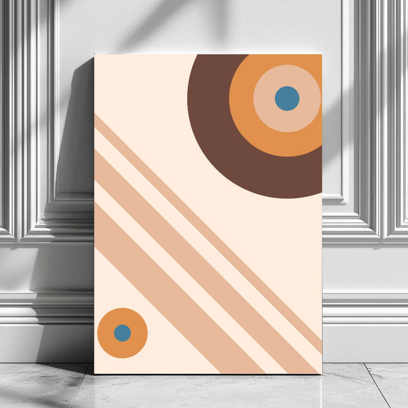 Wall Art Decor Print Mounted on Wooden Board - Vibrant, Elegant and Ready to Hang