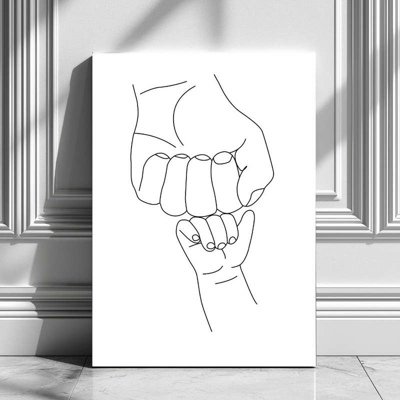 Wall Art Decor Print Mounted on Wooden Board - Vibrant, Elegant and Ready to Hang