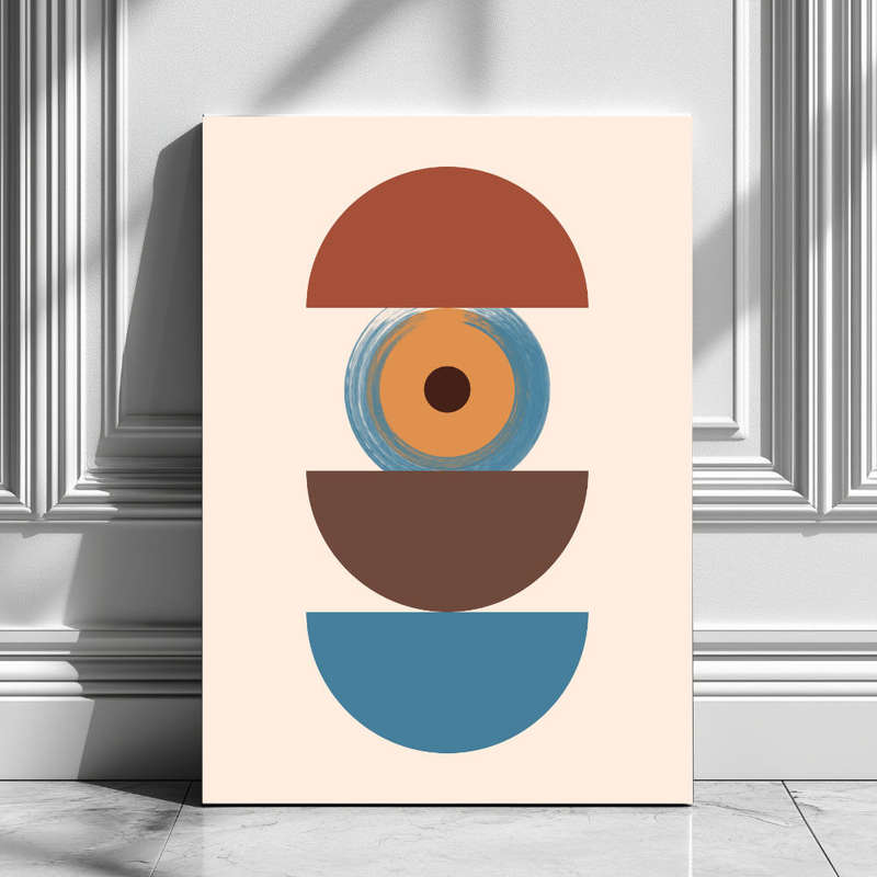 Wall Art Decor Print Mounted on Wooden Board - Vibrant, Elegant and Ready to Hang