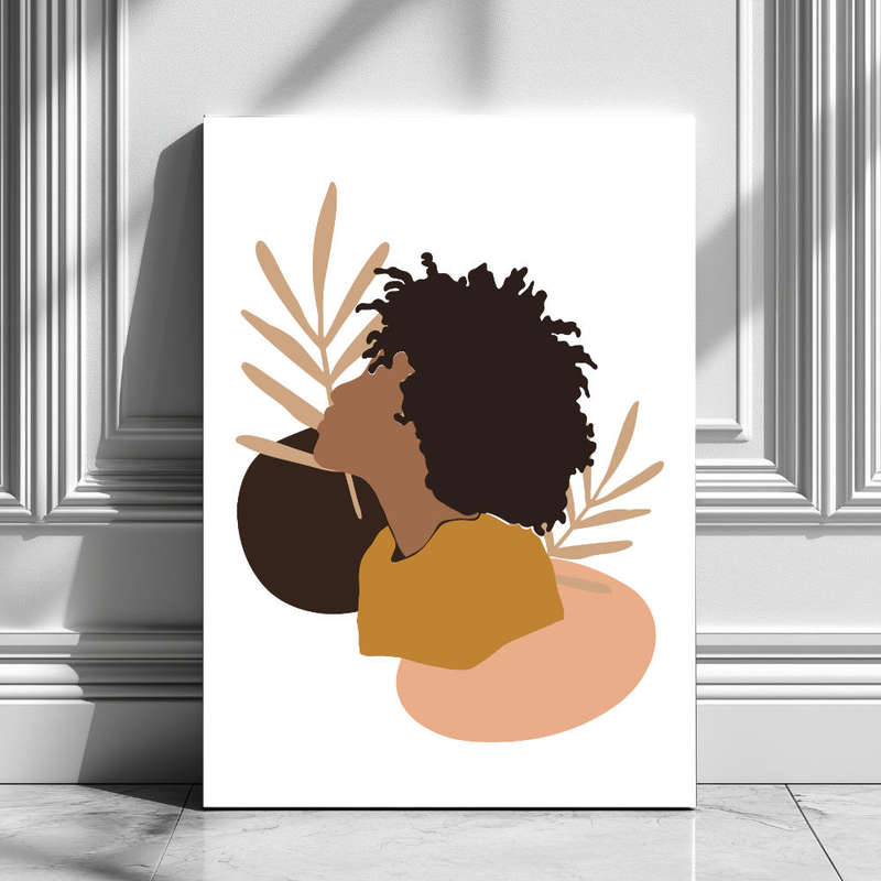 Wall Art Decor Print Mounted on Wooden Board - Vibrant, Elegant and Ready to Hang