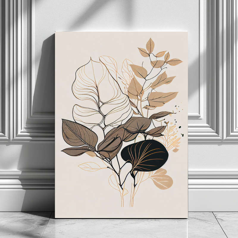 Wall Art Decor Print Mounted on Wooden Board - Vibrant, Elegant and Ready to Hang