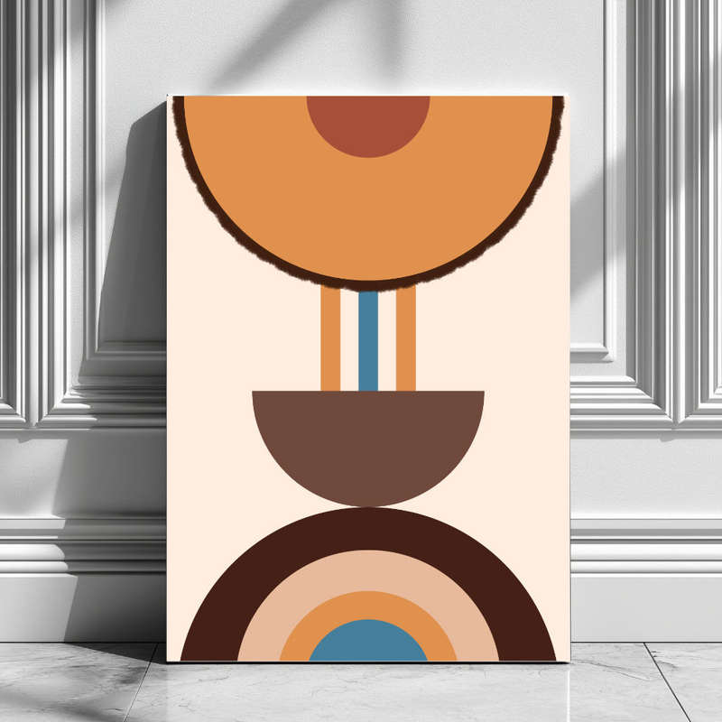 Wall Art Decor Print Mounted on Wooden Board - Vibrant, Elegant and Ready to Hang