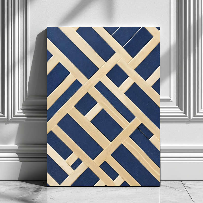 Wall Art Decor Print Mounted on Wooden Board - Vibrant, Elegant and Ready to Hang