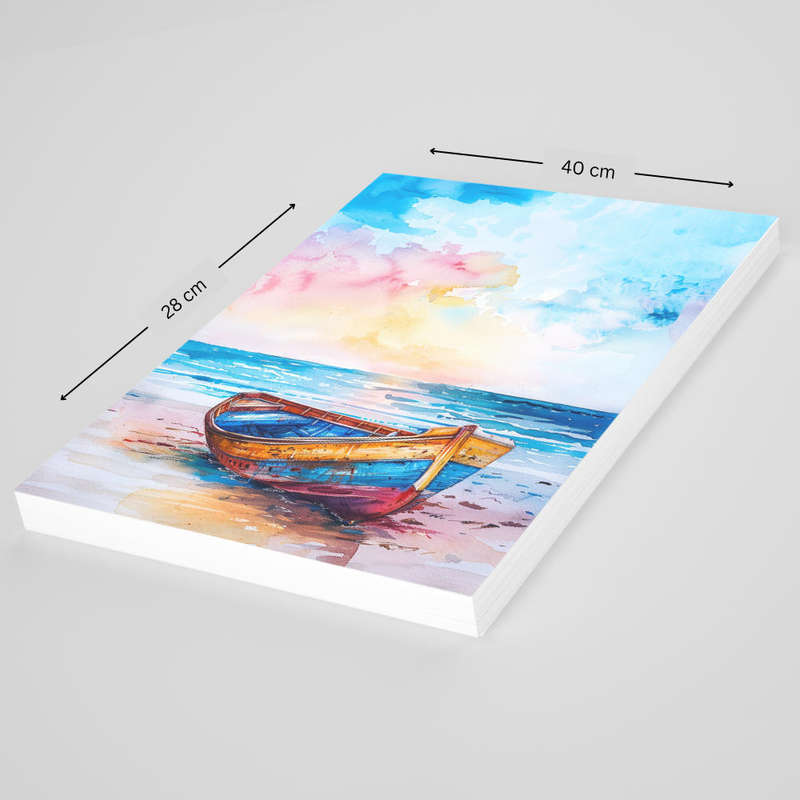 Wall Art Decor Print Mounted on Wooden Board - Vibrant, Elegant and Ready to Hang