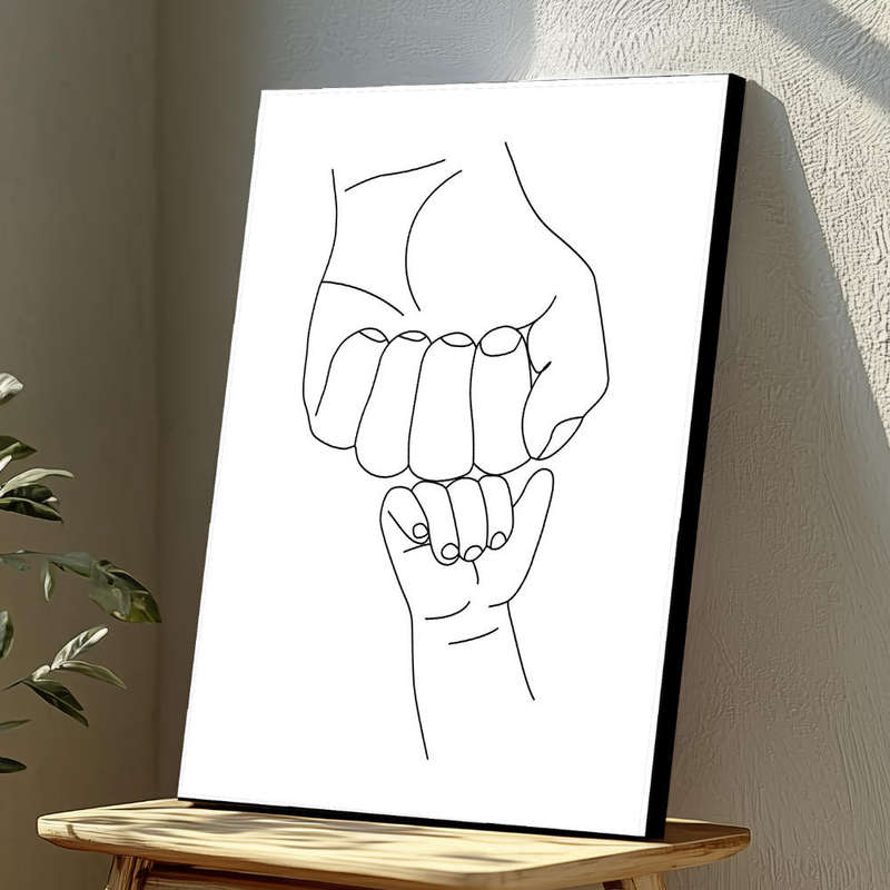 Wall Art Decor Print Mounted on Wooden Board - Vibrant, Elegant and Ready to Hang