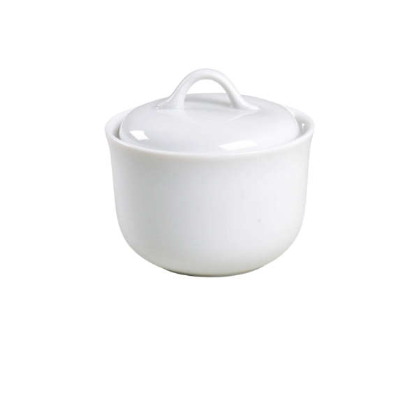 13-Piece White Ceramic Teapot, Creamer pot, Sugar pot, Cups and Saucers