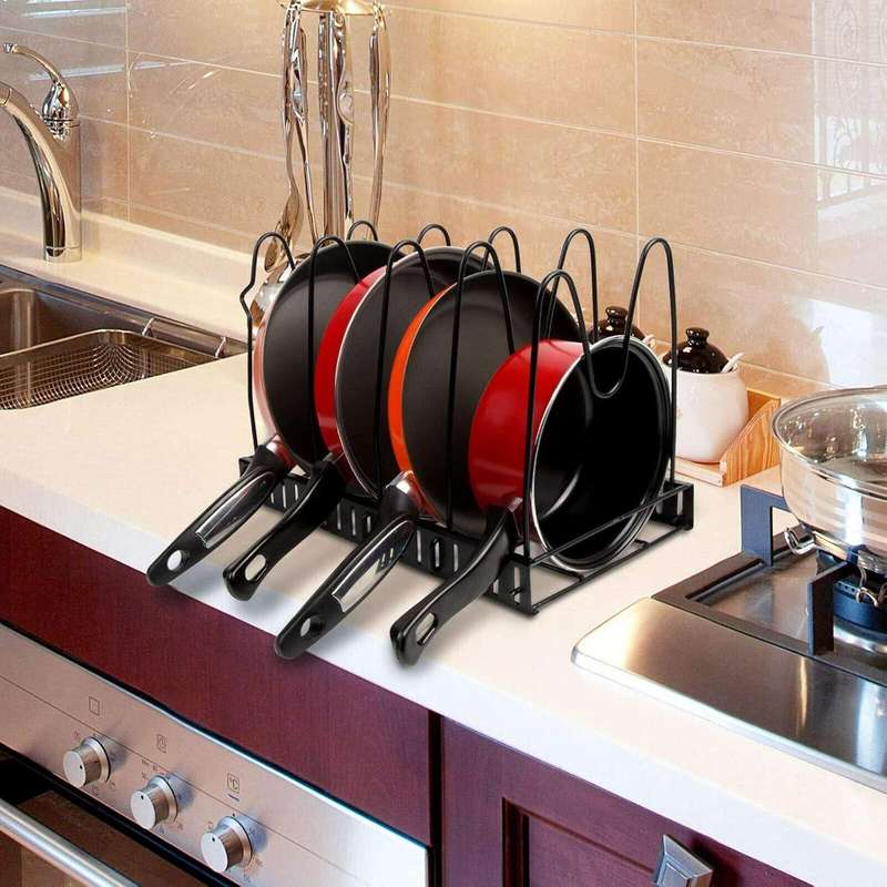 5-Tier Metal Space-Saving Kitchen Storage Organizer Rack