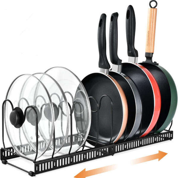 7-Tier Metal Space-Saving Kitchen Storage Organizer Rack
